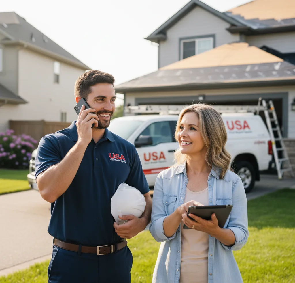 USA Roof Repair Experts customer support in Phelan